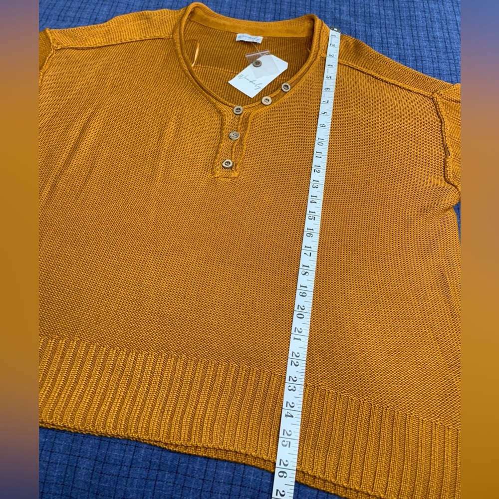 Wonderly Golden Sweater XL NWT - Picture 7 of 10